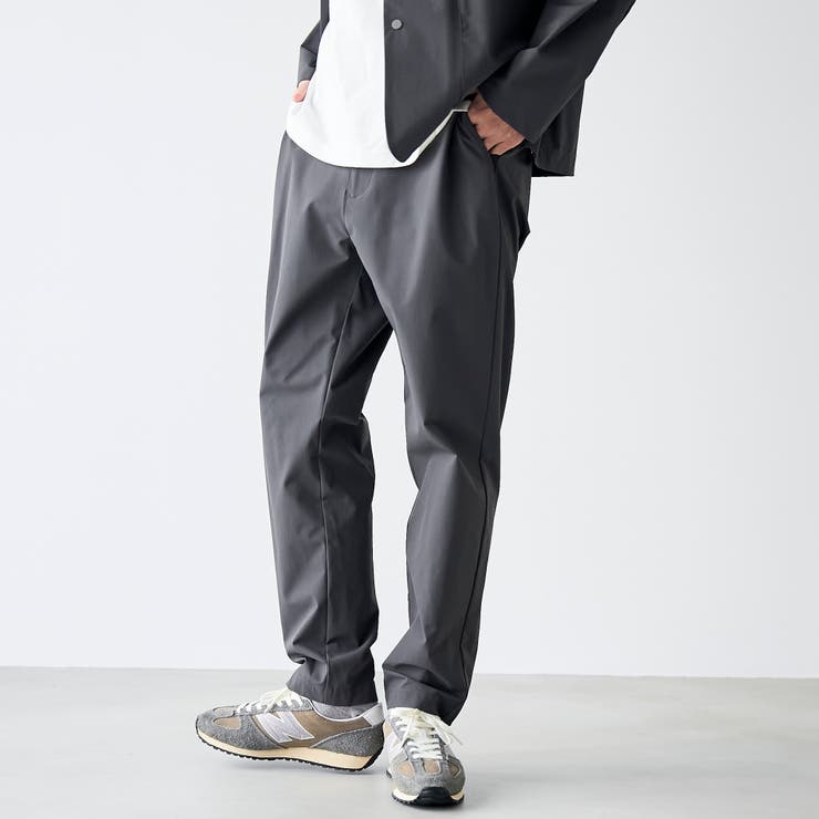 DK.GRAY | ストレッチテックナイロンレギュラーパンツ【ストレッチ、撥水、耐摩耗性、UVカット… | coen【men】