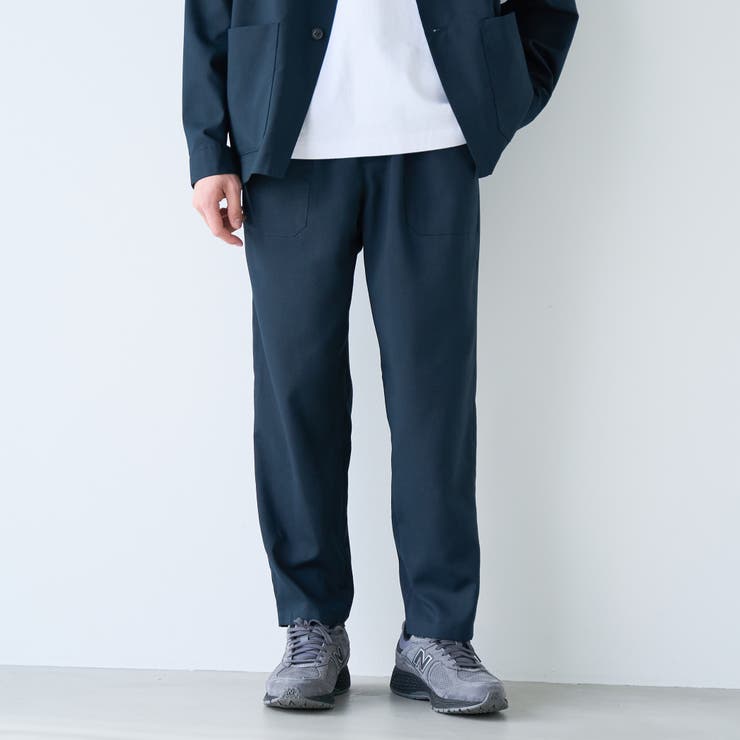 ハイブリッドリネン リラックスパンツ【吸水速乾・防シワ・UVカット】 | coen【men】 | 詳細画像14 