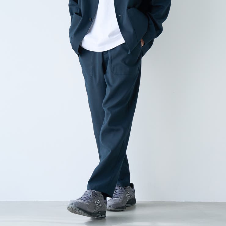 ハイブリッドリネン リラックスパンツ【吸水速乾・防シワ・UVカット】 | coen【men】 | 詳細画像15 