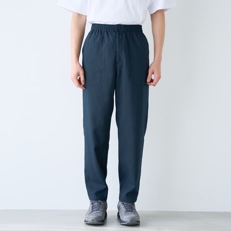 ハイブリッドリネン リラックスパンツ【吸水速乾・防シワ・UVカット】 | coen【men】 | 詳細画像17 