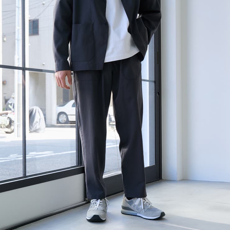 ハイブリッドリネン リラックスパンツ【吸水速乾・防シワ・UVカット】 | coen【men】 | 詳細画像4 