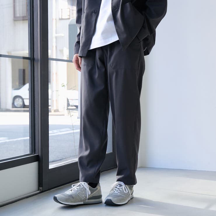 ハイブリッドリネン リラックスパンツ【吸水速乾・防シワ・UVカット】 | coen【men】 | 詳細画像5 