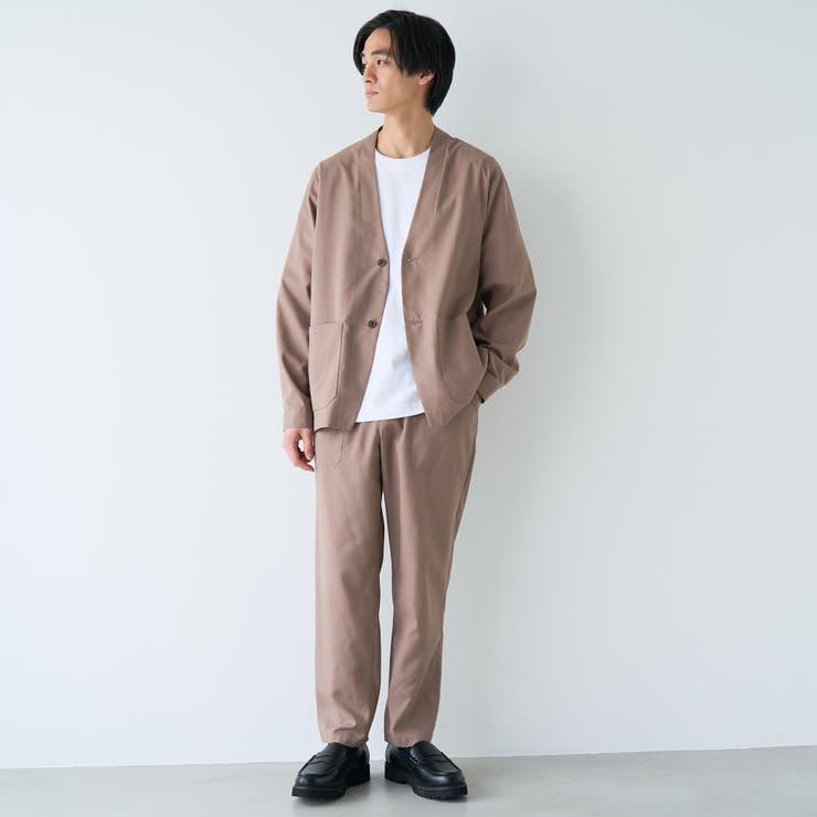 ハイブリッドリネン リラックスパンツ【吸水速乾・防シワ・UVカット】 | coen【men】 | 詳細画像7 