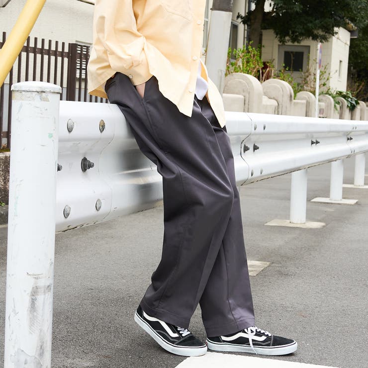DK.GRAY | REDKAP（レッドキャップ）別注ワイドチノパンツ | coen【men】