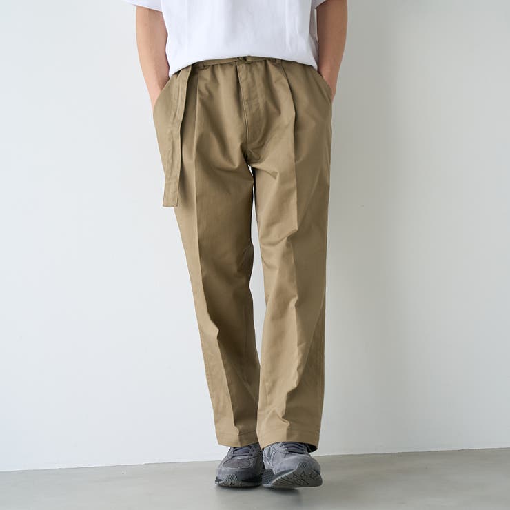 BEIGE | REDKAP（レッドキャップ）別注ワイドチノパンツ | coen【men】