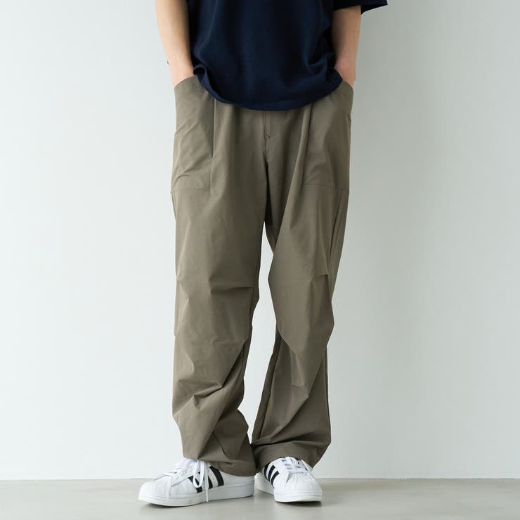 ストレッチテックナイロン コンフォートパンツ【ストレッチ、はっ水、耐摩耗性、UV… | coen【men】 | 詳細画像10 