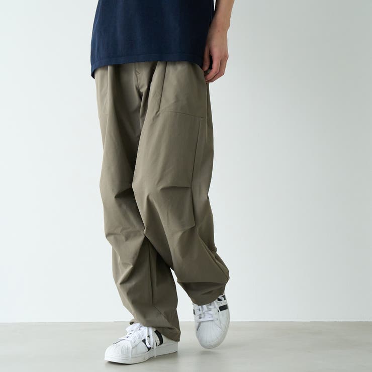 ストレッチテックナイロン コンフォートパンツ【ストレッチ、はっ水、耐摩耗性、UV… | coen【men】 | 詳細画像12 