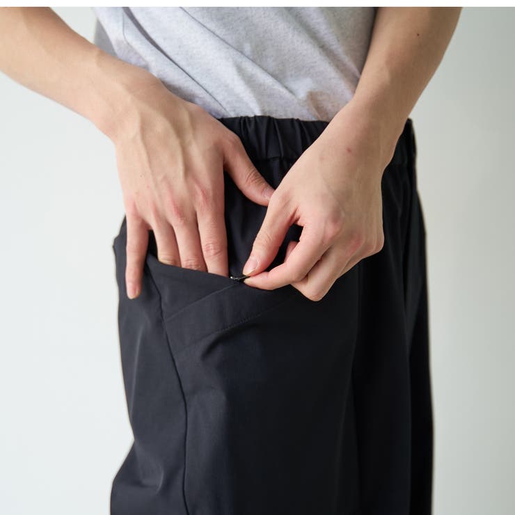 ストレッチテックナイロン コンフォートパンツ【ストレッチ、はっ水、耐摩耗性、UV… | coen【men】 | 詳細画像23 