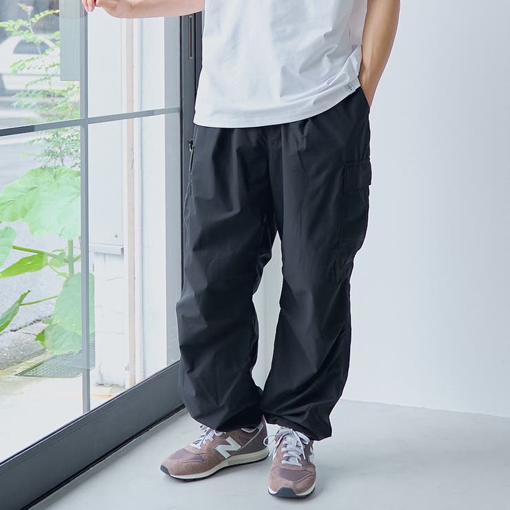 BLACK | ミニリップ6ポケットカーゴパンツ | coen【men】