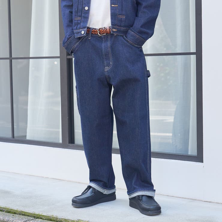 NAVY | 【C.DENIMS】ペインターデニムパンツ | coen【men】