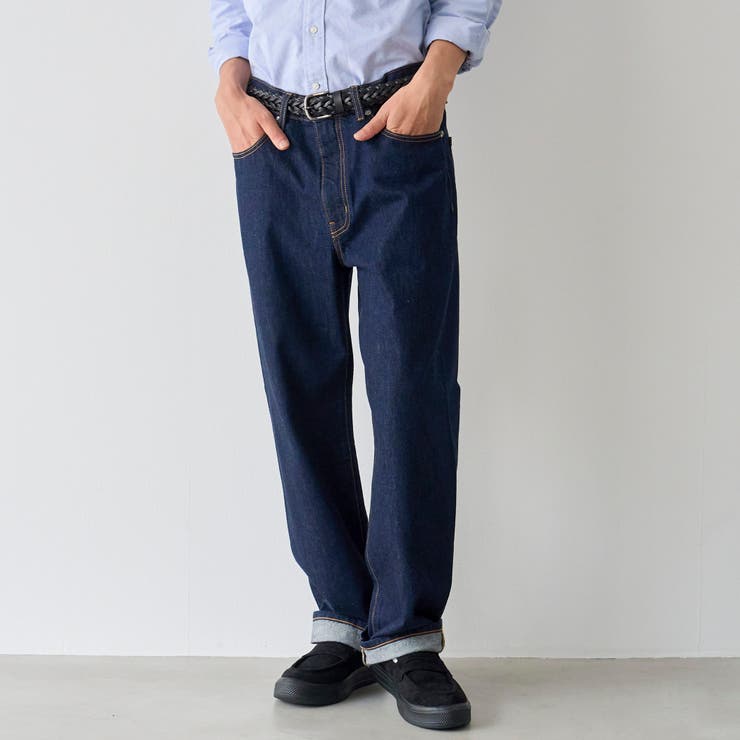 NAVY | 【C.DENIMS】5ポケットストレートデニムパンツ | coen【men】
