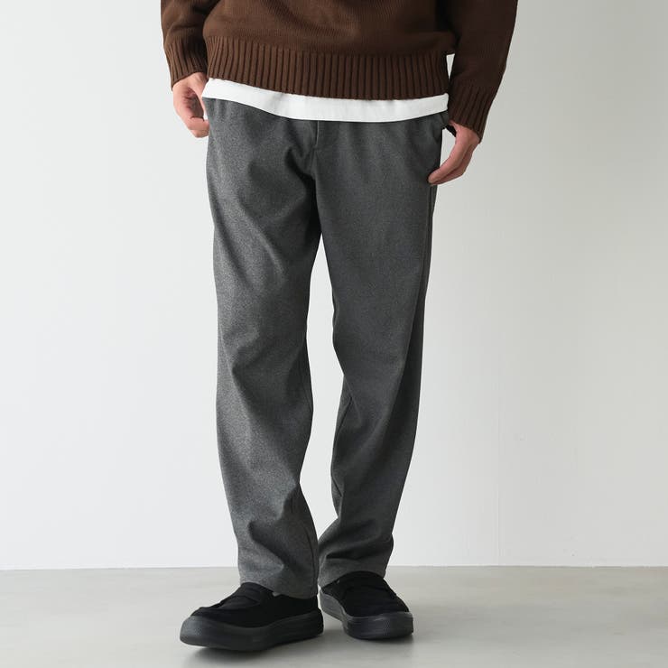 DK.GRAY | 【ストレッチ】サマレルウールライクパンツ | coen【men】
