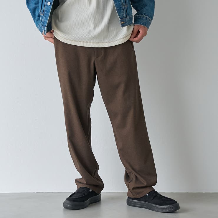 DK.BROWN | 【ストレッチ】サマレルウールライクパンツ | coen【men】