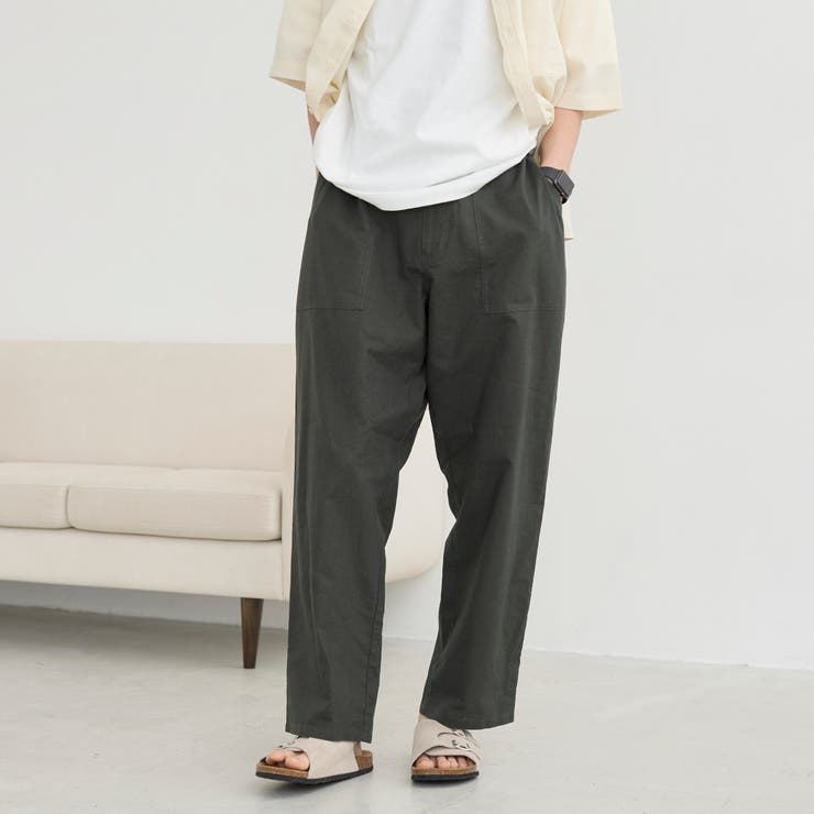 リネンコットンイージーパンツ | coen【men】 | 詳細画像10 