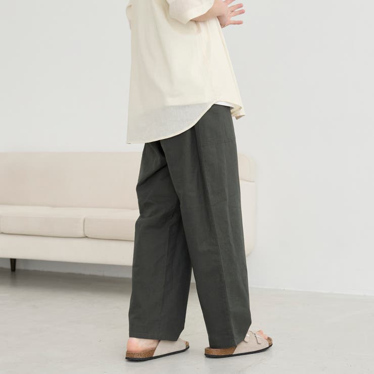 リネンコットンイージーパンツ | coen【men】 | 詳細画像12 