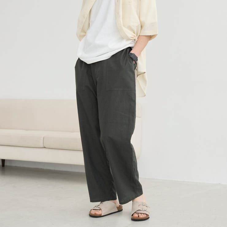 リネンコットンイージーパンツ | coen【men】 | 詳細画像14 