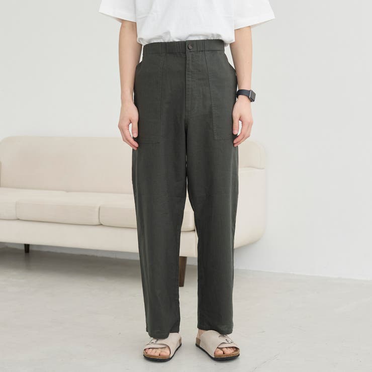 リネンコットンイージーパンツ | coen【men】 | 詳細画像33 