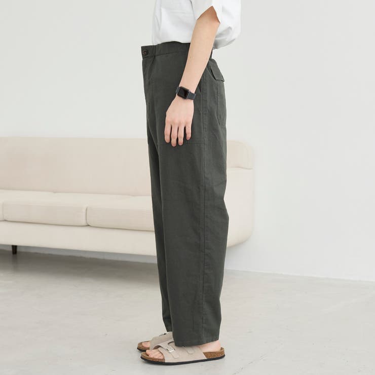 リネンコットンイージーパンツ | coen【men】 | 詳細画像34 