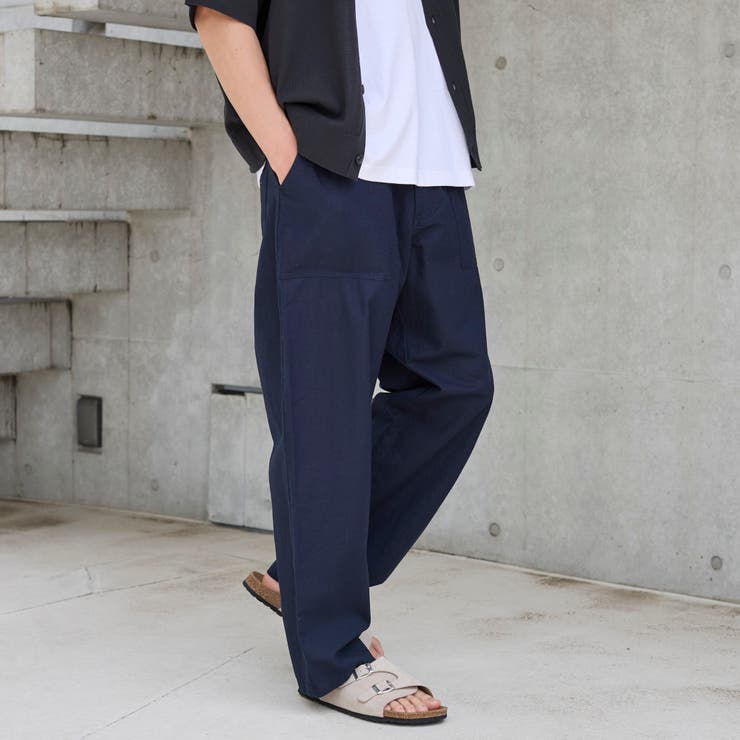 リネンコットンイージーパンツ | coen【men】 | 詳細画像8 