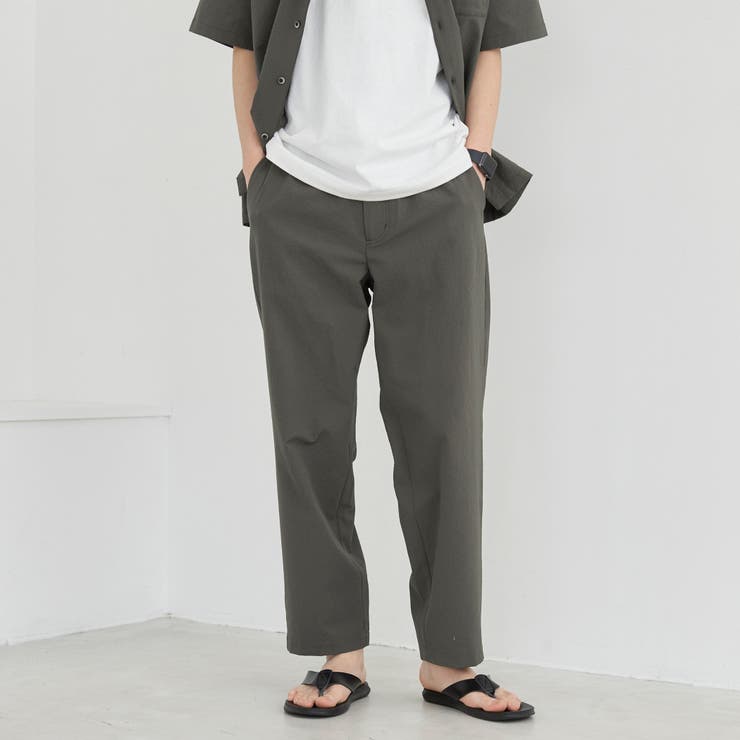 エンボス加工ビンテージライクイージーパンツ ー吸水速乾ー | coen【men】 | 詳細画像14 