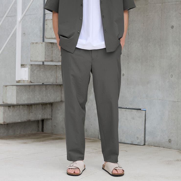 エンボス加工ビンテージライクイージーパンツ ー吸水速乾ー | coen【men】 | 詳細画像4 