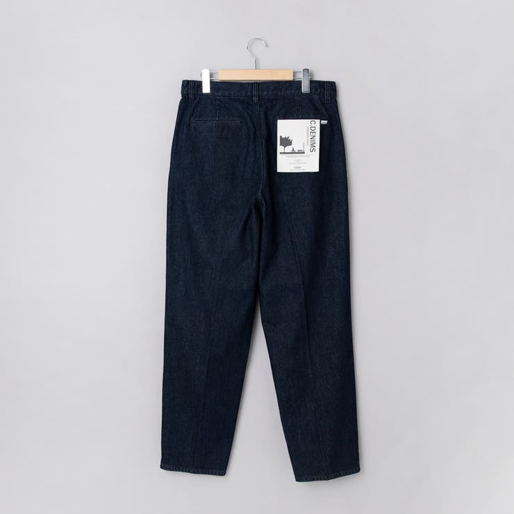 C.DENIMS】デニムタックトラウザーパンツ[品番：COEW0006729
