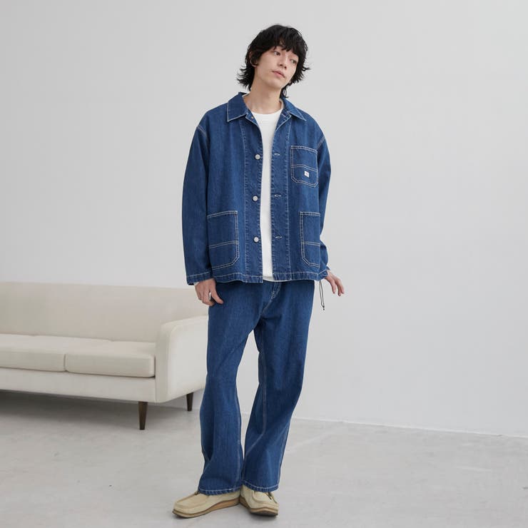 SMITH’S（スミス）別注 デニムペインターイージーパンツ（コバルト ネイビー… | coen【men】 | 詳細画像11 