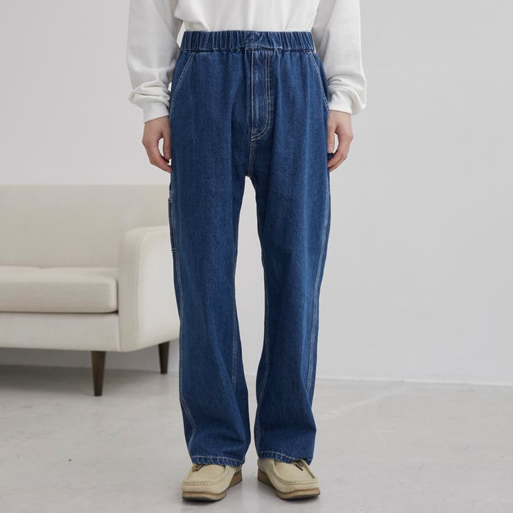 SMITH’S（スミス）別注 デニムペインターイージーパンツ（コバルト ネイビー… | coen【men】 | 詳細画像15 