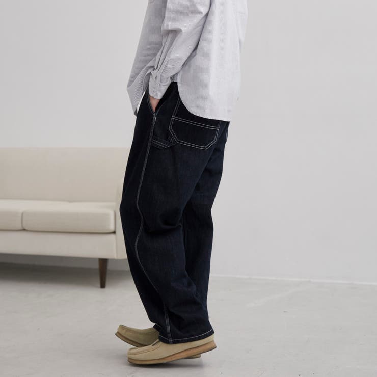 SMITH’S（スミス）別注 デニムペインターイージーパンツ（コバルト ネイビー… | coen【men】 | 詳細画像4 