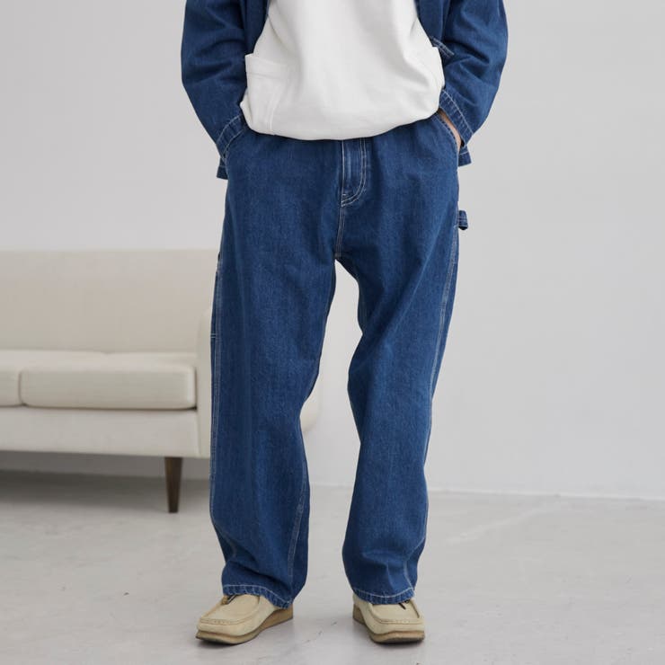 SMITH’S（スミス）別注 デニムペインターイージーパンツ（コバルト ネイビー… | coen【men】 | 詳細画像8 