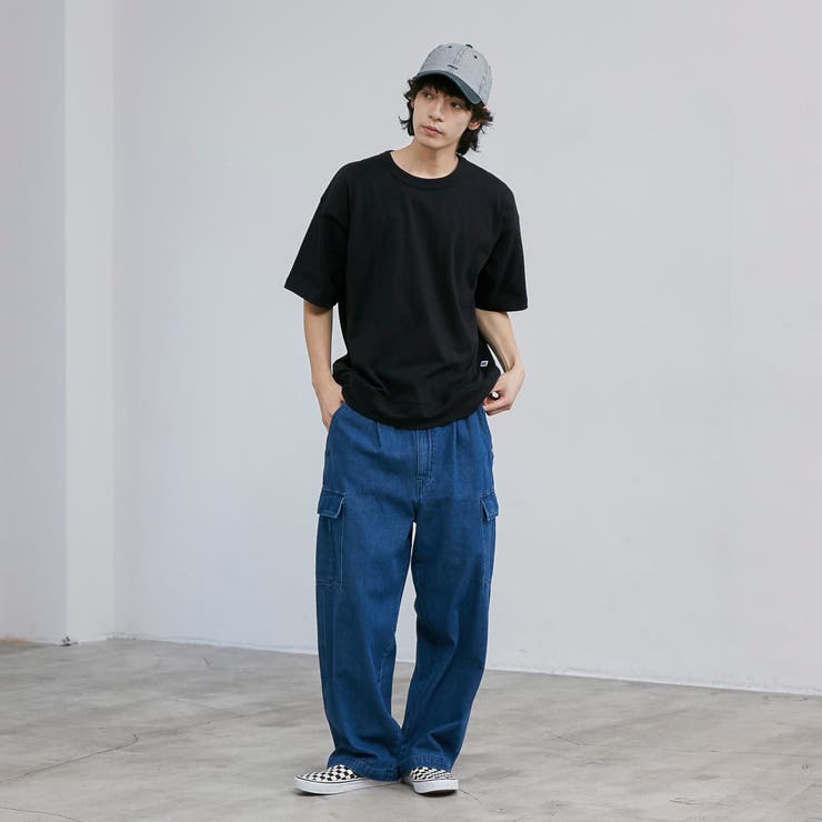 C.DENIMS】デニムイージーカーゴパンツ[品番：COEW0006924