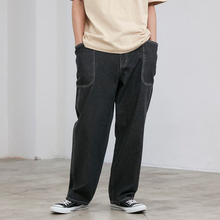 DK.GRAY | 【C.DENIMS】デニムサイドポケットパンツ | coen【men】