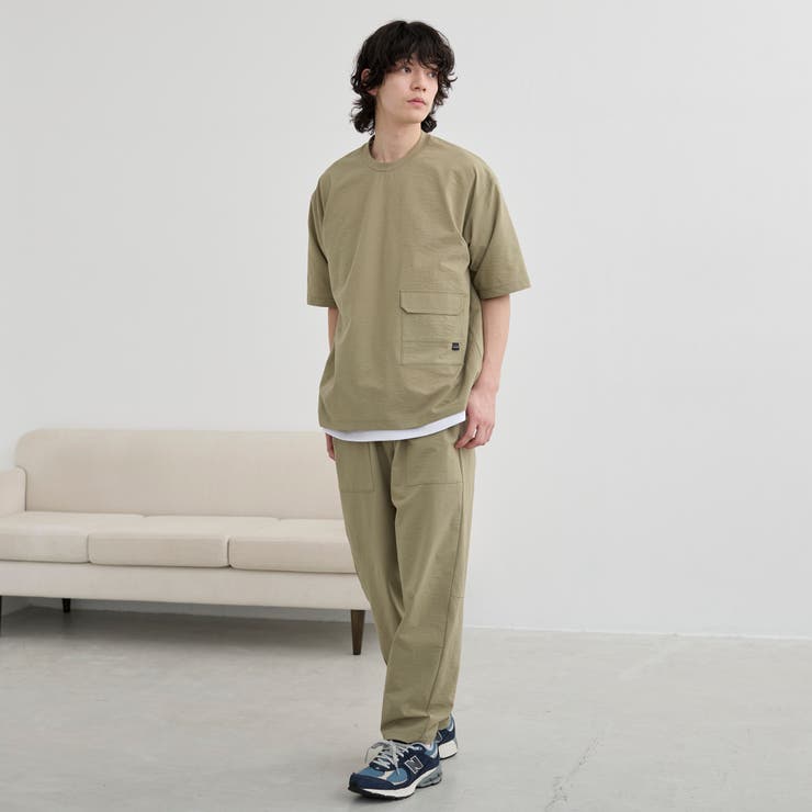 【C Mt】AIRCOメッシュストレッチテーパードパンツ 通気性 | coen【men】 | 詳細画像17 