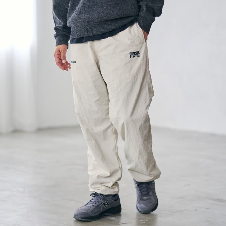 OFF WHITE | DISCUS（ディスカス）別注裏フリースナイロンパンツ | coen【men】
