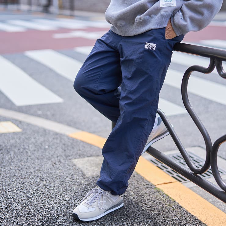 NAVY | DISCUS（ディスカス）別注裏フリースナイロンパンツ | coen【men】