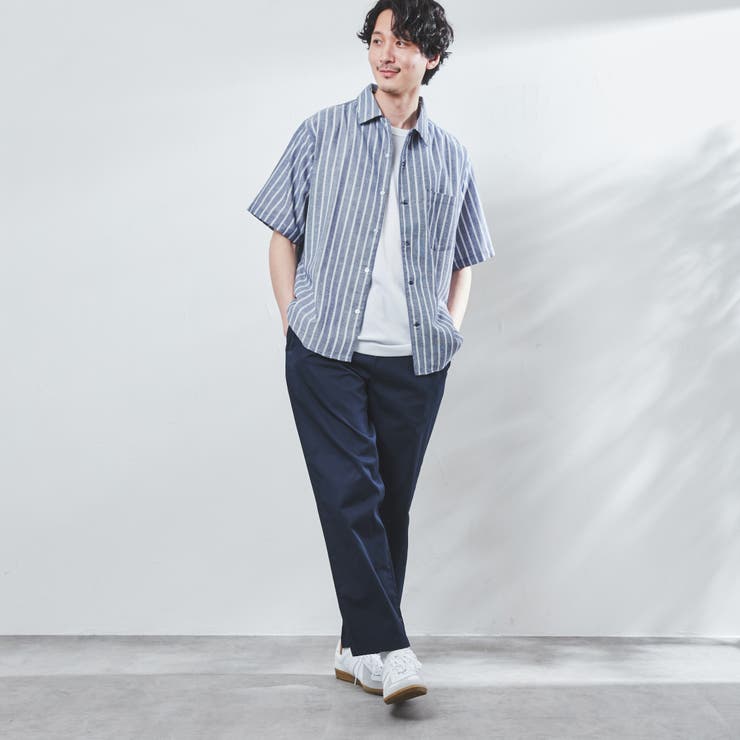 COMME des GARÇONS SHIRT 14春夏 ブルー イージーパンツ - 通販