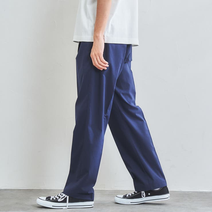 NAVY】SOLOTEXタックイージーパンツ[品番：COEW0002910]｜coen【men