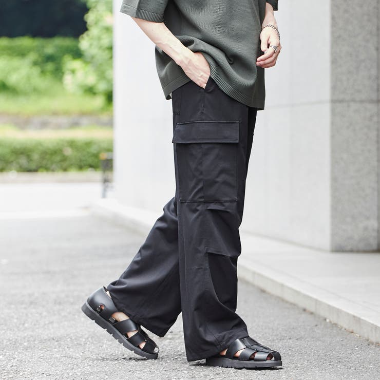 タックワイドスラックスカーゴパンツ[品番：COEW0004561]｜coen【men】（コーエン）のメンズファッション通販｜SHOPLIST（ショップリスト）