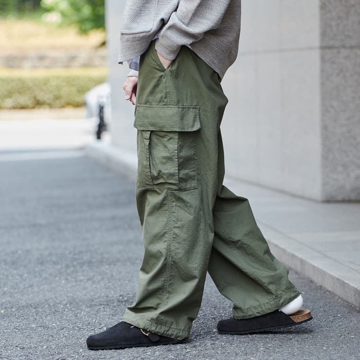 リップストップ6ポケットルーズカーゴパンツ[品番：COEW0004615]｜coen 