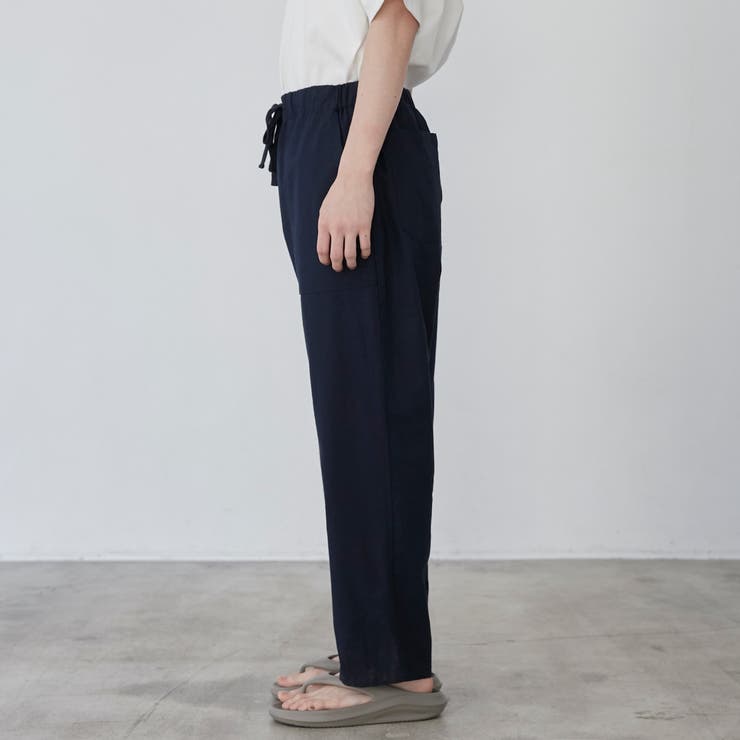 フレンチリネンコットンイージーベイカーパンツ[品番：COEW0005729