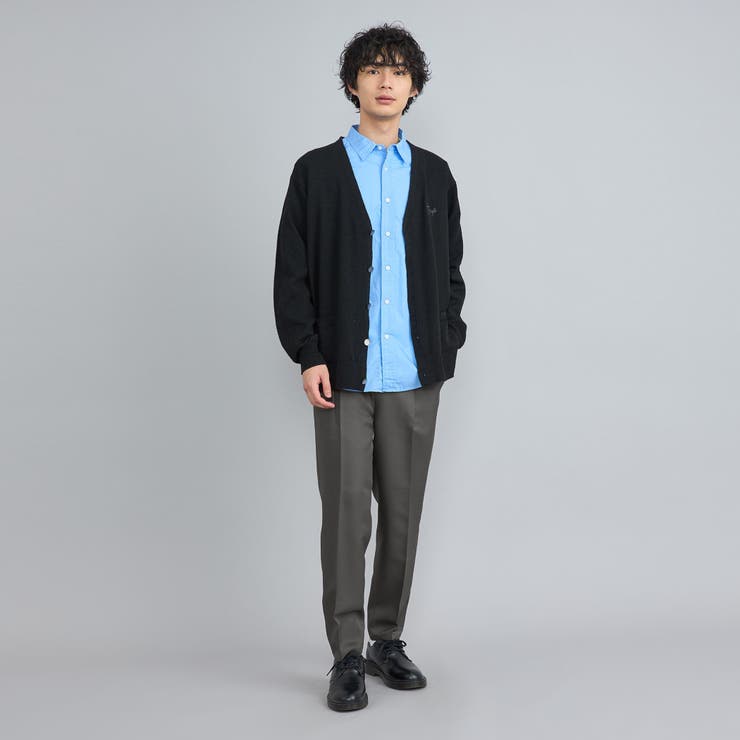 センタープレスポリツイルテーパードスラックス[品番：COEW0005350