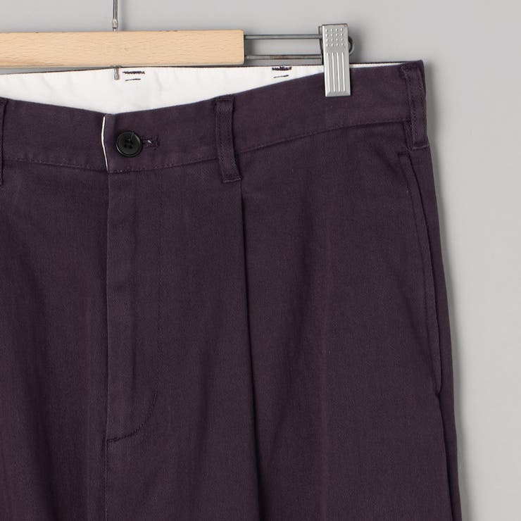 ウォッシュドストレッチワイドチノパンツ | coen【men】 | 詳細画像24 