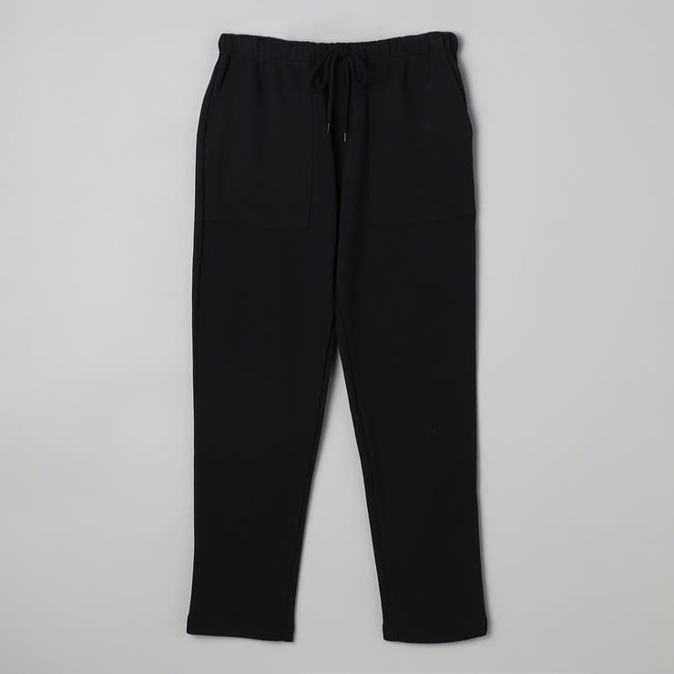 BLACK | 裏毛テーパードスウェットパンツ | coen【men】