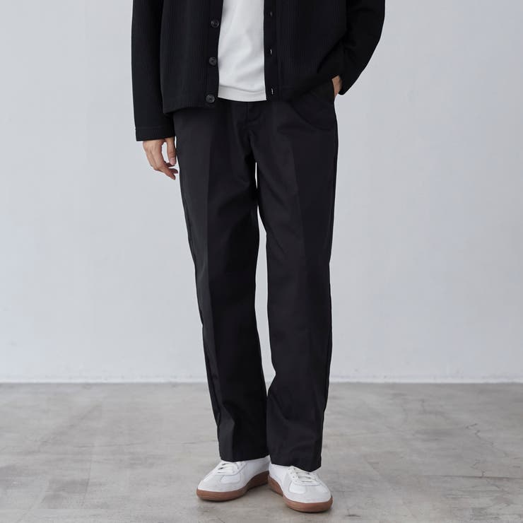 BLACK | ガレージチノテーパードパンツ | coen【men】