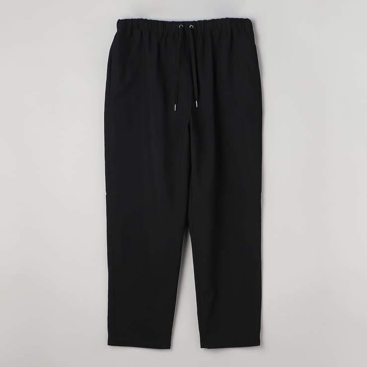 BLACK | リネンタッチイージーパンツ | coen【men】