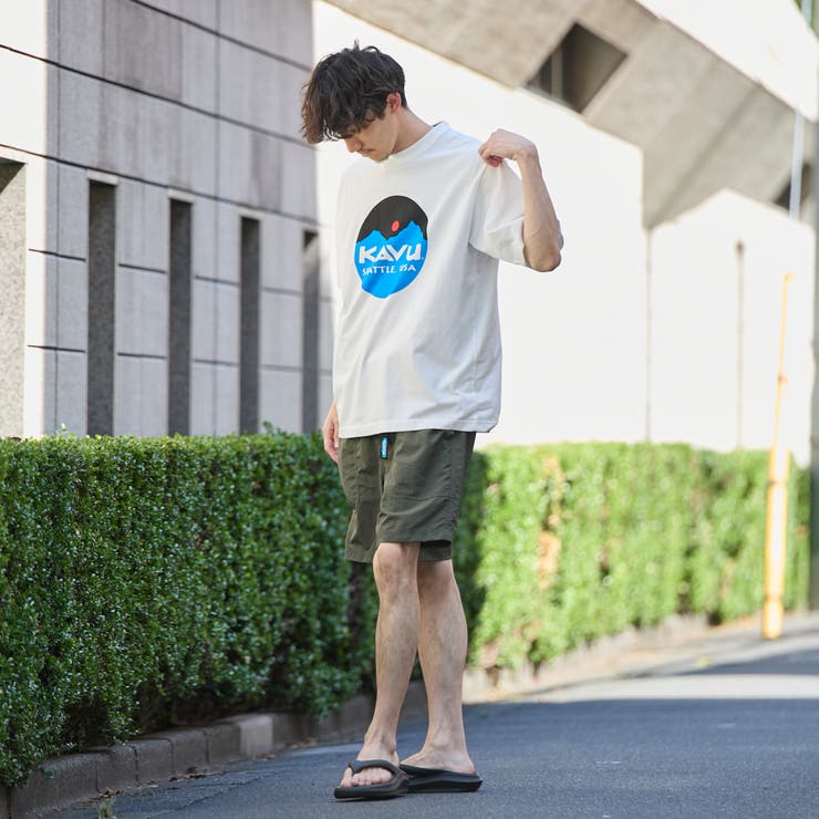 KAVU（カブー）別注ベルト付きショーツ[品番：COEW0005958