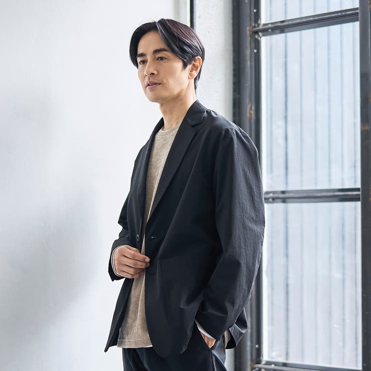 ハイカーテックテーラードジャケット【防シワ/ストレッチ/撥水/ウォッシャブル】 | coen【men】 | 詳細画像3 