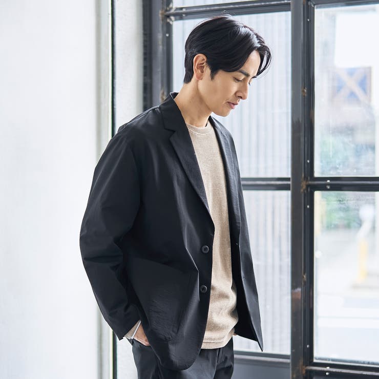 ハイカーテックテーラードジャケット【防シワ/ストレッチ/撥水/ウォッシャブル】 | coen【men】 | 詳細画像4 