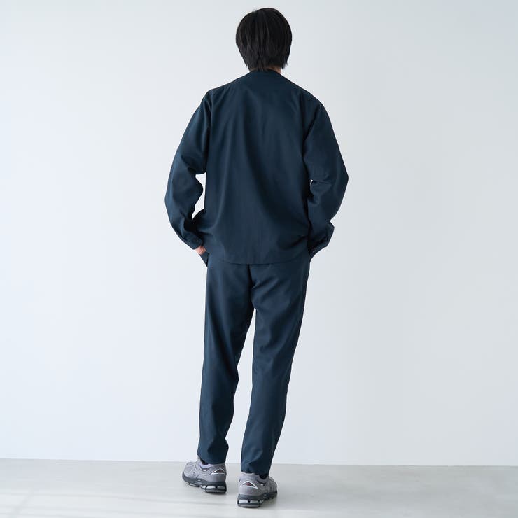 ハイブリッドリネン ノーカラージャケット【吸水速乾・防シワ・UVカット】 | coen【men】 | 詳細画像12 