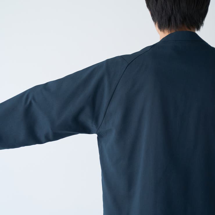 ハイブリッドリネン ノーカラージャケット【吸水速乾・防シワ・UVカット】 | coen【men】 | 詳細画像19 